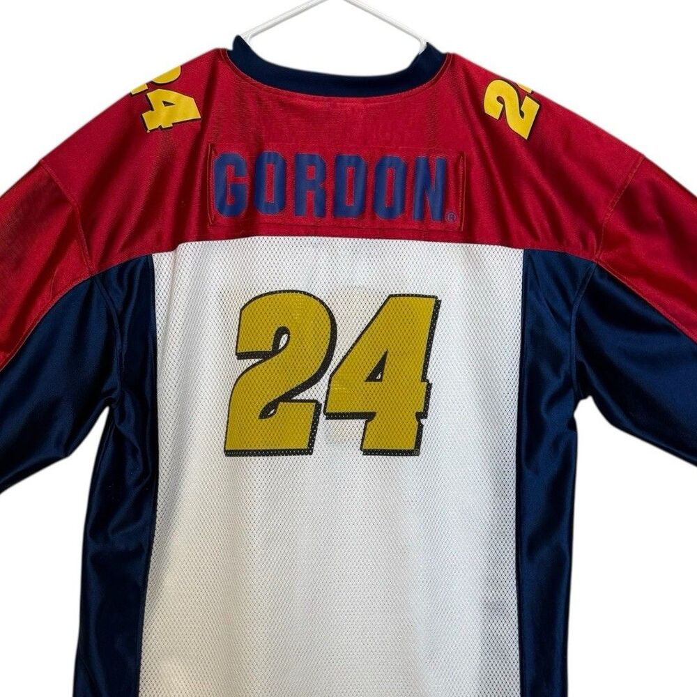 Vintage #24 Jeff Gordon NASCAR Sports Jersey Size Large Mesh Winners Circle